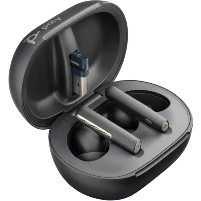 Poly Voyager Free 60+ UC M Negro Carbón con Estuche Táctil y Adaptador BT700 USB-C Poly Voyager Free 60+ UC M Negro Carbón con Estuche Táctil y Adaptador BT700 USB-C